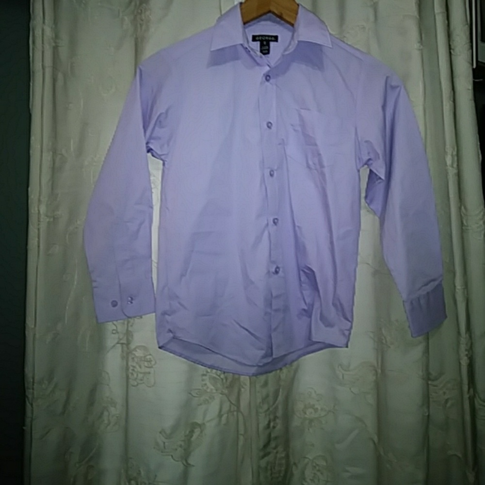 Boys size 8 M long sleeve George dress shirt